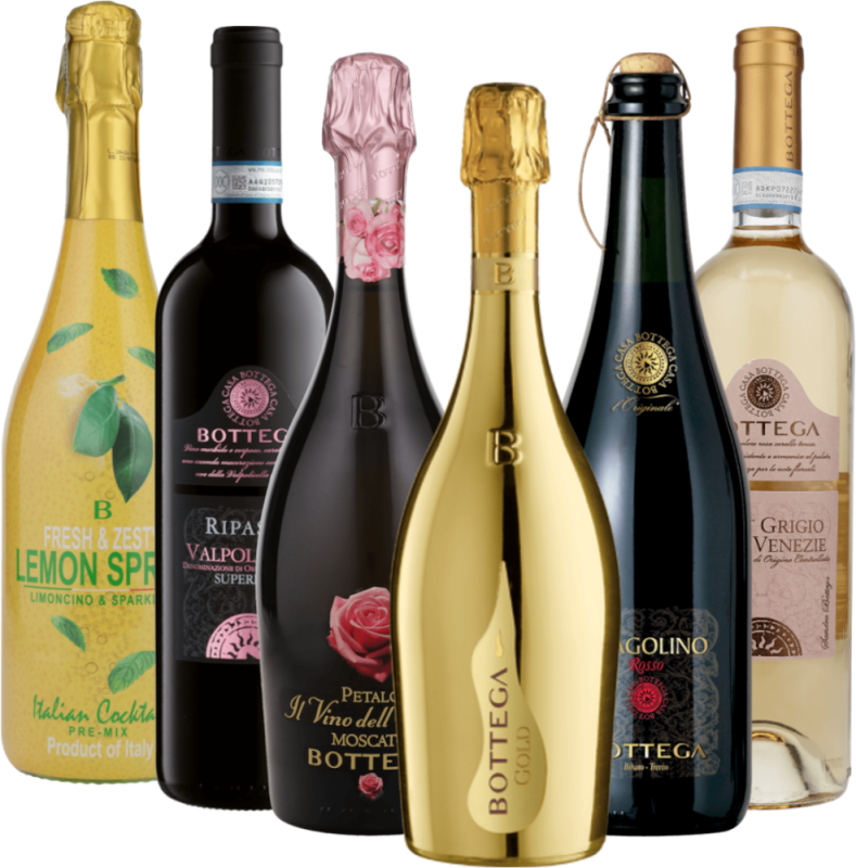 Die volle Vielfalt von Bottega - 6x Probierpaket