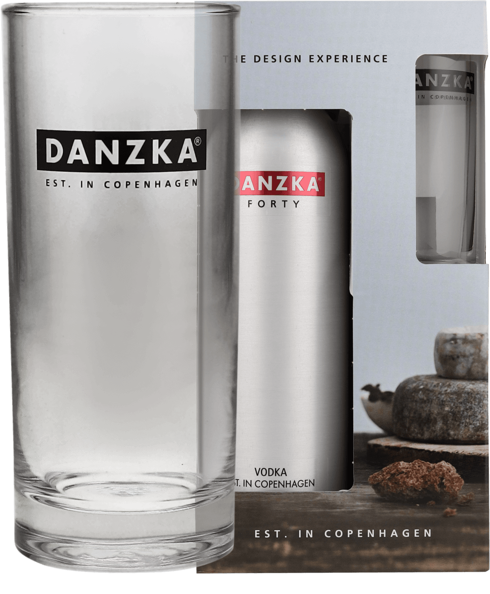 Red Vodka in GP inkl. Glas - Danzka Vodka | VINELLO