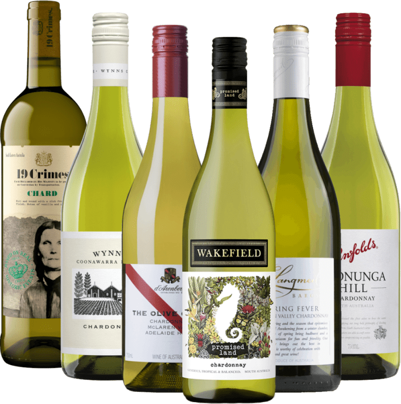 6x Entdeckerpaket - Chardonnay aus Down Under