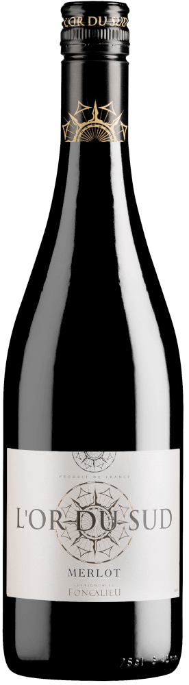 Vorschau: Voordeel wijnpakket van 12 flessen - L'Or du Sud Merlot Pays d'Oc IGP - Les Vignobles Foncalieu