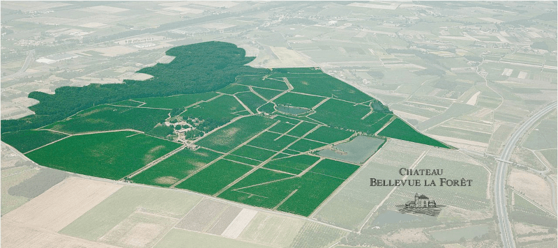Luchtfoto Bellevue La Foret Luchtfoto Bellevue La Foret