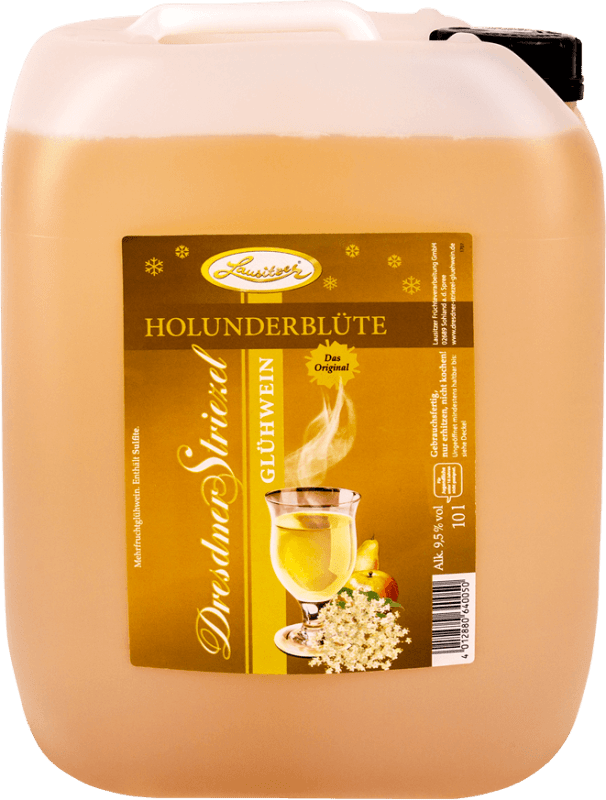 Dresdner Striezel Glühwein Holunderbloesem 10 l canister - Lausitzer