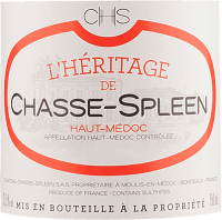 Vorschau: L'Heritage de Chasse-Spleen Haut-Médoc AOC - Château Chasse-Spleen
