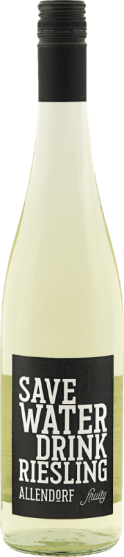 Save Water drink Riesling fruity - Fritz Allendorf