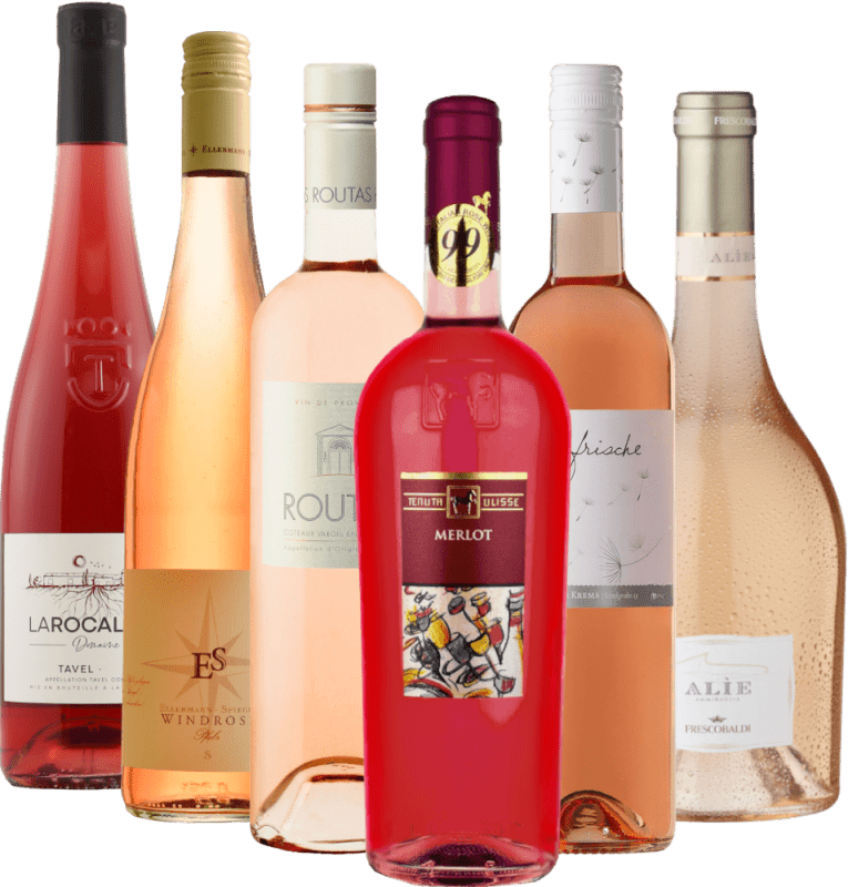 Mit Roséweinen durch Europa - 6x Probierpaket