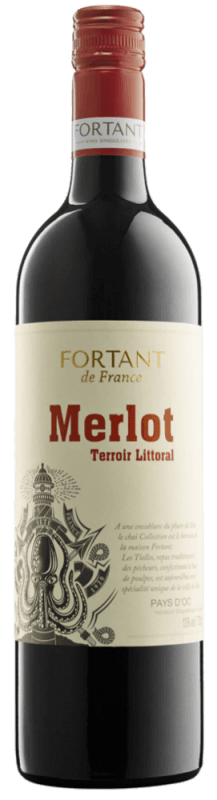 Merlot Pays d'OC IGP - Terroir Littoral - Fortant de France