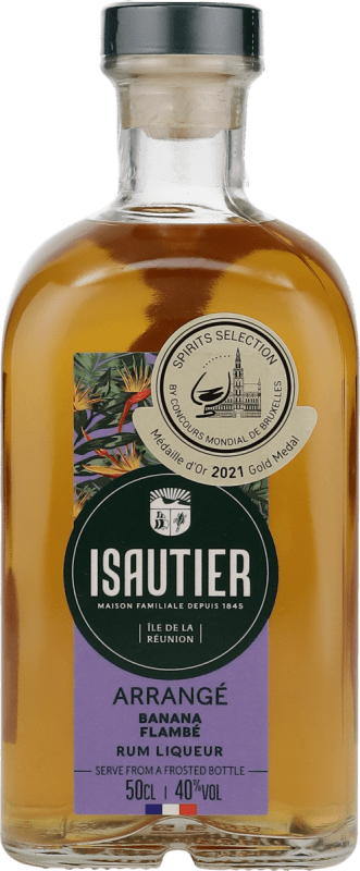 Flambe Banana Likör auf Rumbasis 0,5l - Isautier