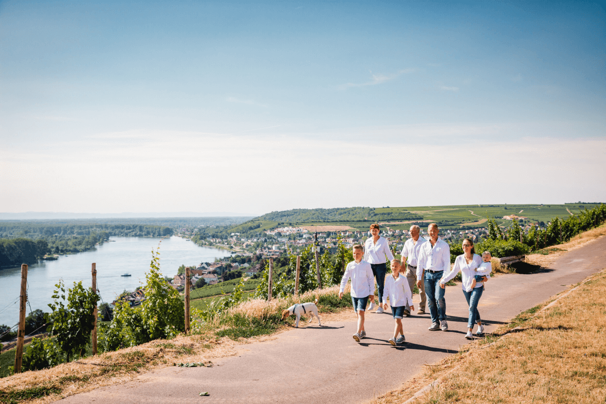 Familie Seebrich buiten Nierstein Familie Seebrich buiten Nierstein