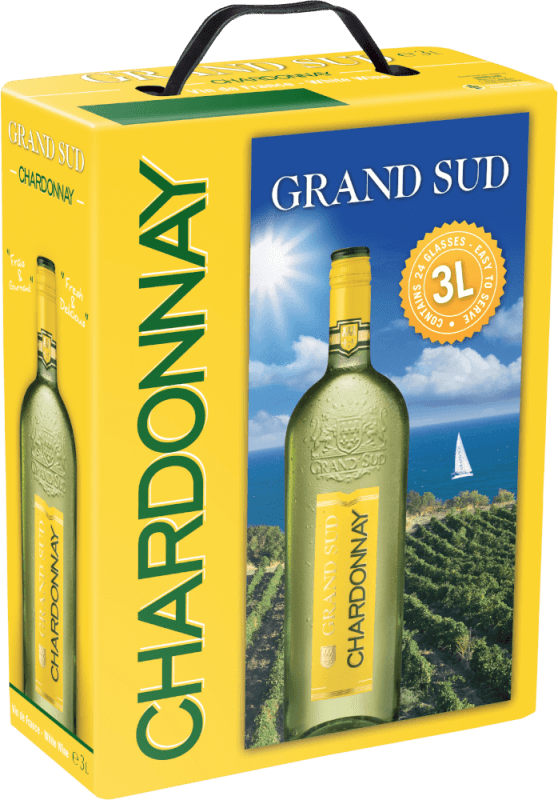 Grand Sud Chardonnay trocken 3,0 L Bag in Box - Les Grands Chais de France