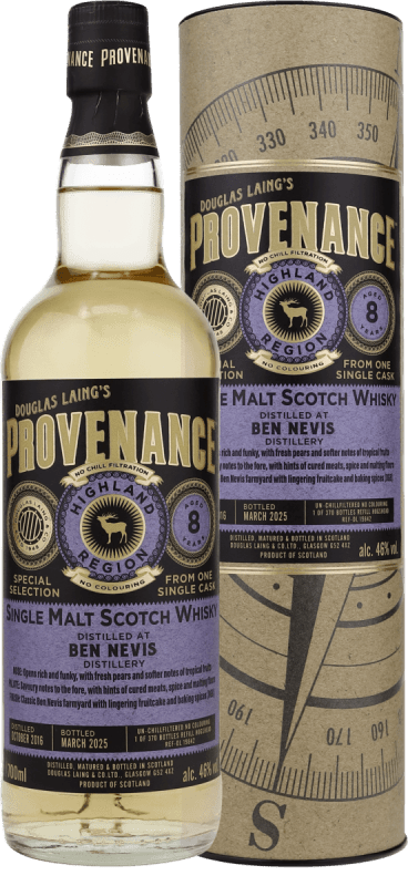 Ben Nevis 8 Years Old Provenance Single Cask Single Malt - Douglas Laing