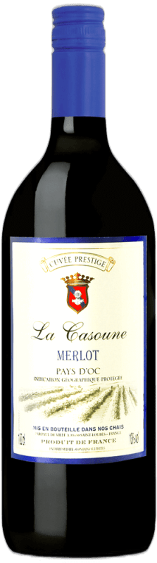 Merlot D'Oc IGP 1,0 l - La Casoune