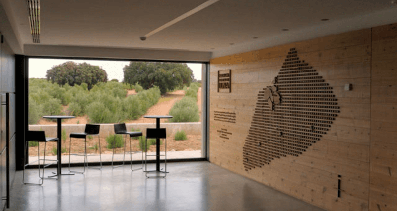 Bodega Dehesa de Luna Verkostungsraum Bodega Dehesa de Luna Verkostungsraum
