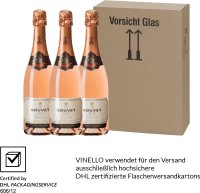 Vorschau: 3er Vorteils-Weinpaket - Crémant Brut Rosé Excellence - Bouvet Ladubay