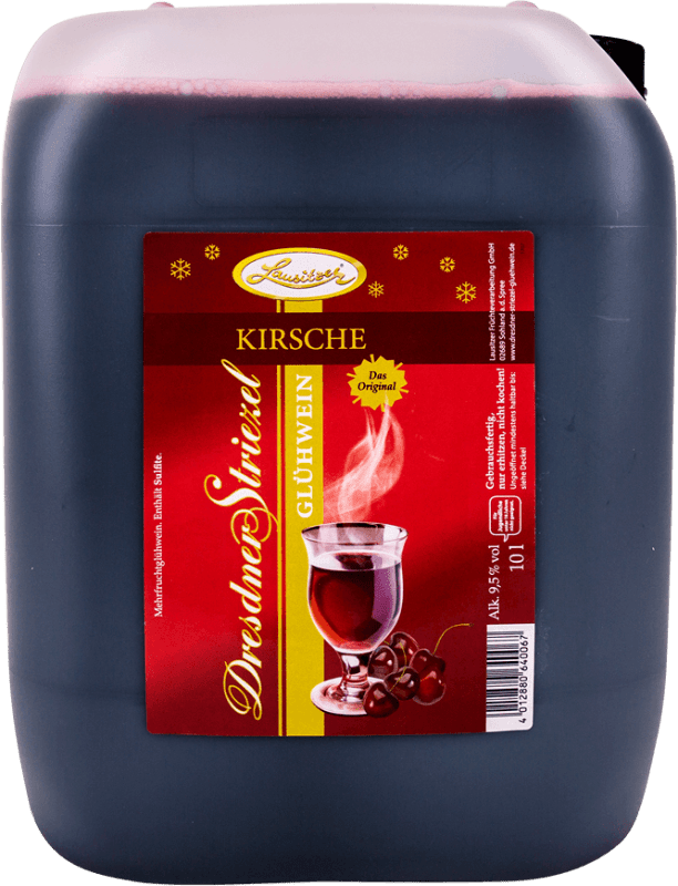 Dresdner Striezel Glühwein Kirsch 10 l Kanister - Lausitzer