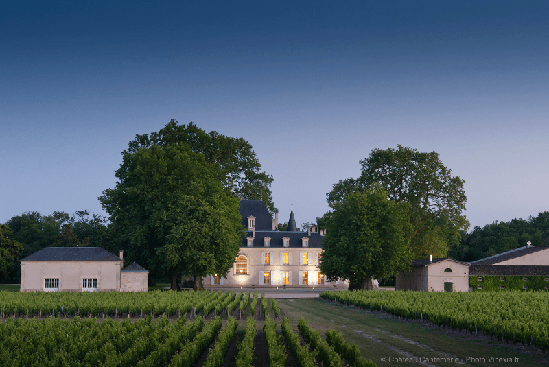 Vue du Château Cantemerle