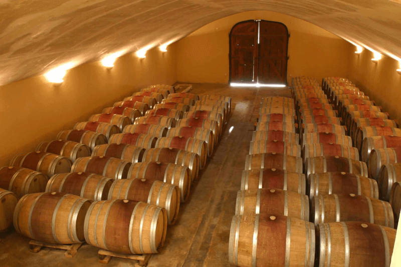 Dans la cave du Château la Clotte, une cave LGI Dans la cave du Château la Clotte, une cave LGI