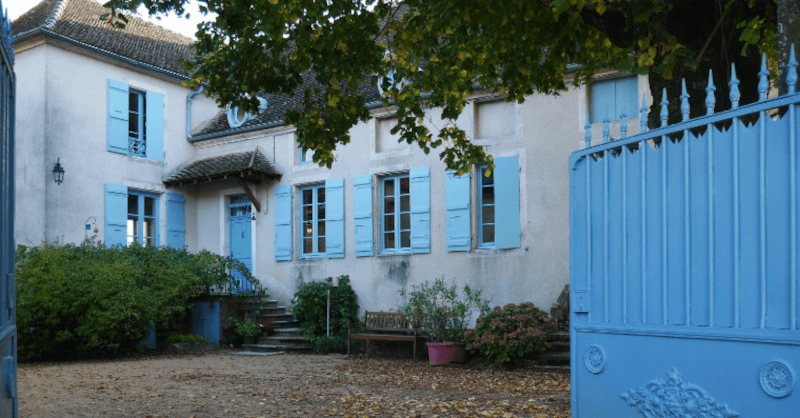 Ansicht des Gutshauses von d'Heilly-Huberdeau Ansicht des Gutshauses von d'Heilly-Huberdeau