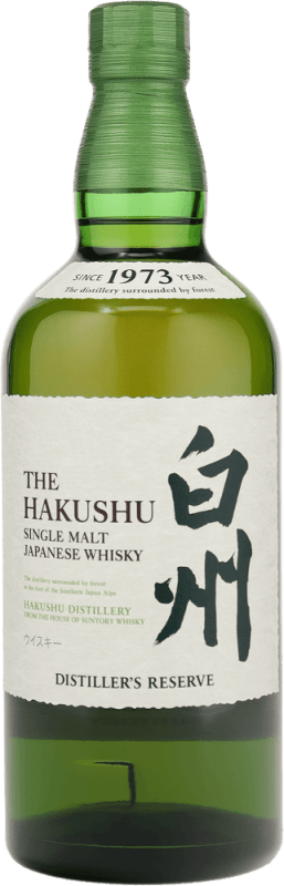 Distiller Reserve Single Malt Japanese Whisky - Suntory Hakushu