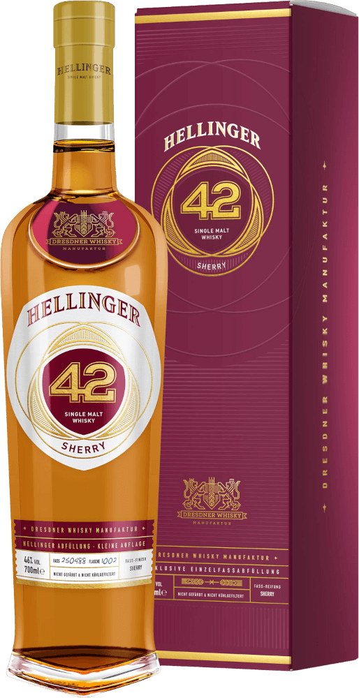 Vorschau: Hellinger 42 Sherry - Dresdner Whisky Manufaktur - 2x Vorteilspaket