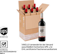 Vorschau: 6er Vorteils-Weinpaket - Le Petit Béret Rouge Intense Alkoholfrei - Le Petit Béret