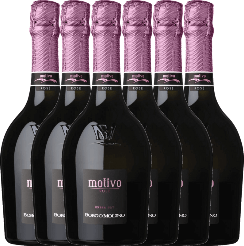 6er Vorteils-Weinpaket - Motivo Rosé extra dry - Borgo Molino