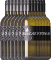 12er Vorteilspaket - Grauburgunder Liter trocken 2022 - Weingut Manz