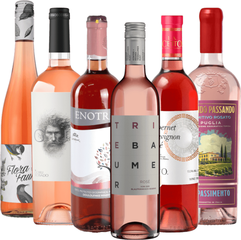 Rosé uit de hele wereld en in al zijn facetten - 6x kennismakingspakket
