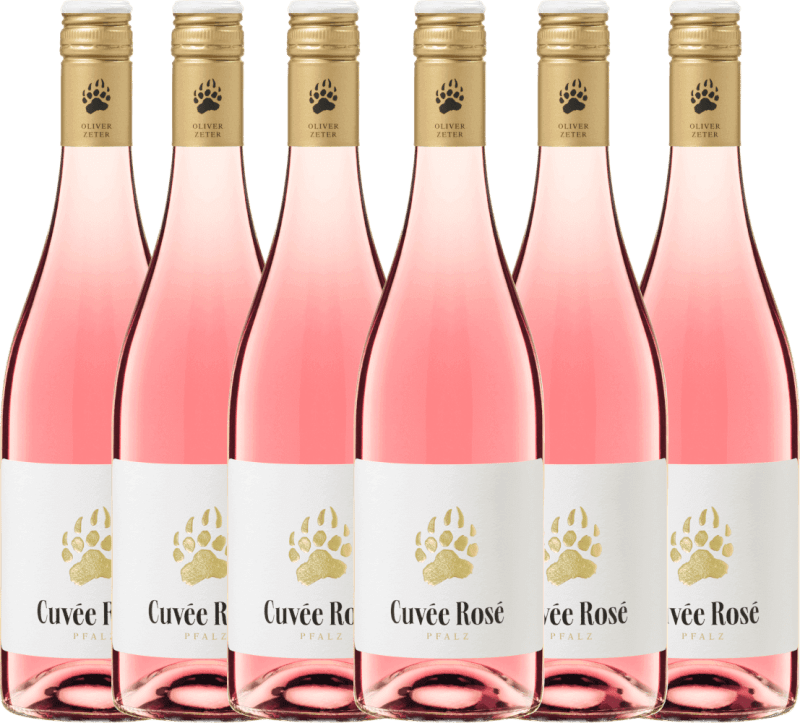 6x Vorteils-Weinpaket - Bärentatze Cuvée Rosé - Oliver Zeter