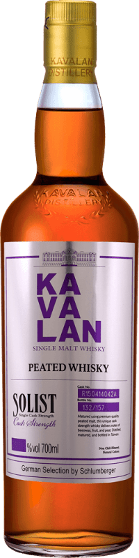 Single Casks Solist Peated Whisky 51,6% vol. - Kavalan