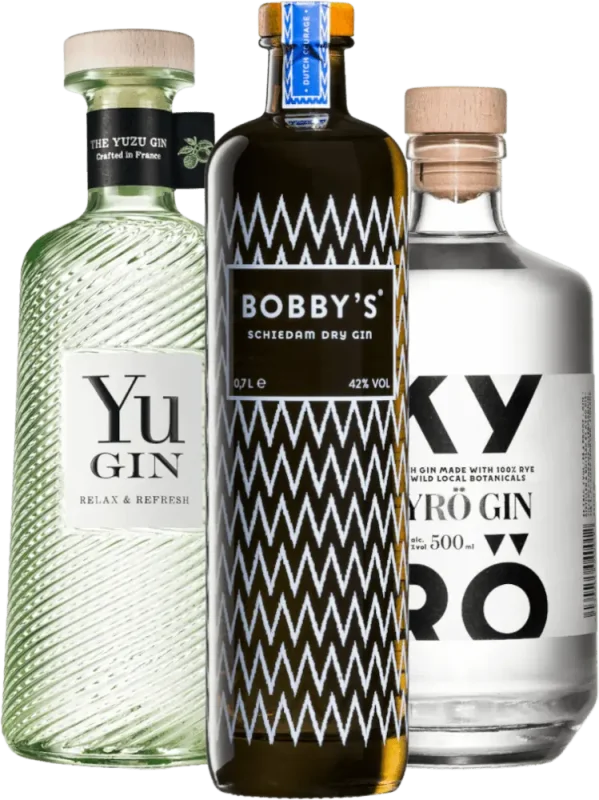 Exclusieve gin-selectie uit Europa - 3x proefpakket