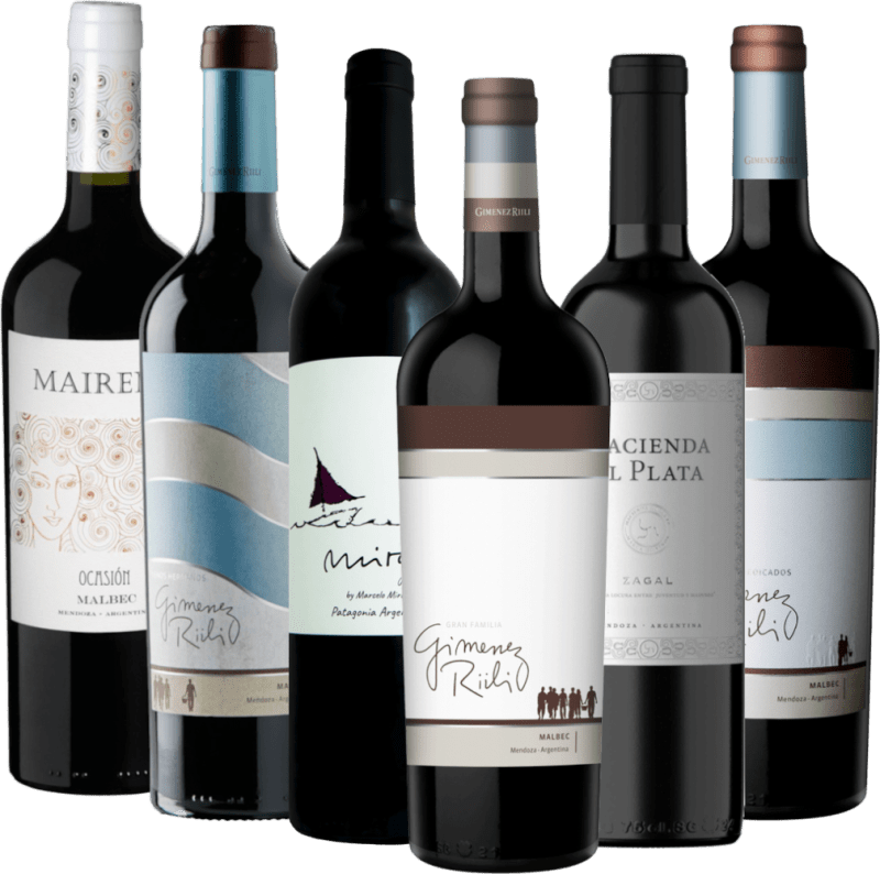 pakket van 6 druivensoorten - Beste van Malbec Argentinië
